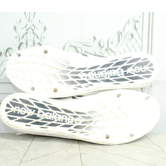 New Balance 5k V7 White Mesh Water Resistant Running Shoes Size 11.5 D - Picture 8 of 9